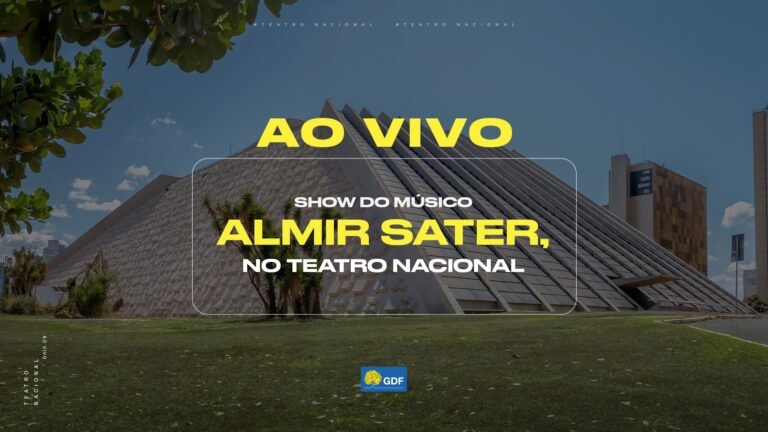 Assista ao show de Almir Sater na programação especial de reinauguração da Sala Martins Pena