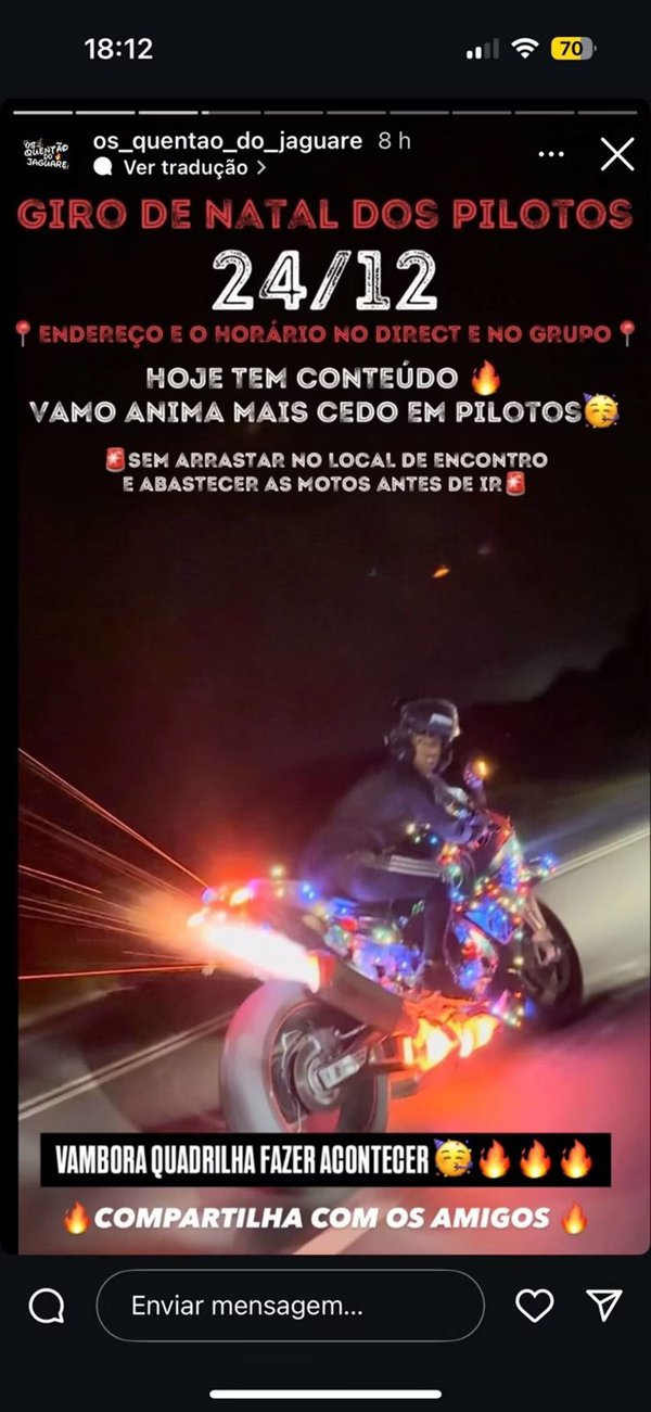 Condomínio da zona oeste é atingido por bala perdida na noite de Natal