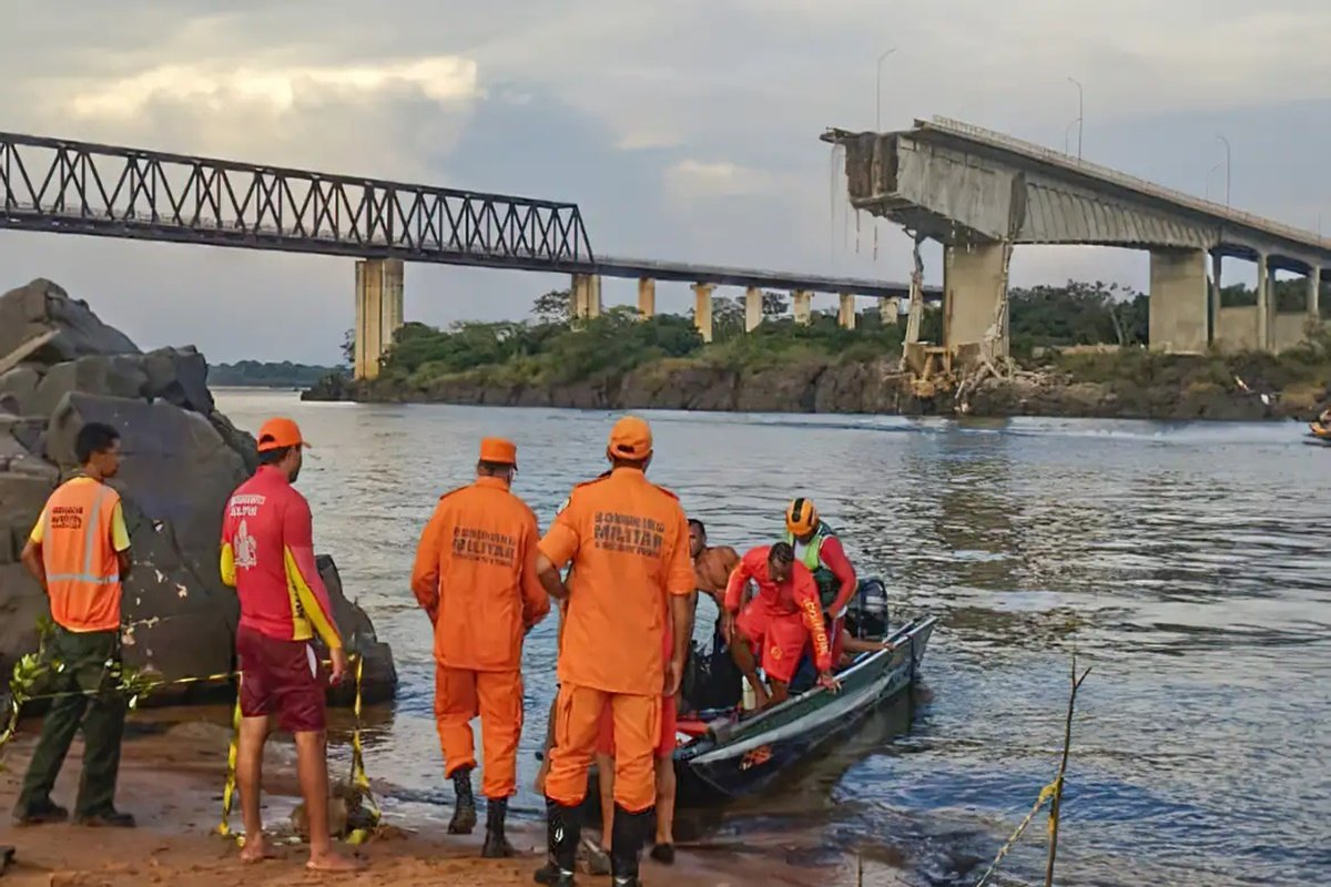 Empresa afirma que governo federal aprovou reparos na ponte que caiu