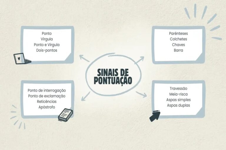 Guia completo com 16 sinais de pontuação do português. Confira Guia completo com 16 sinais de pontuação do português. Confira