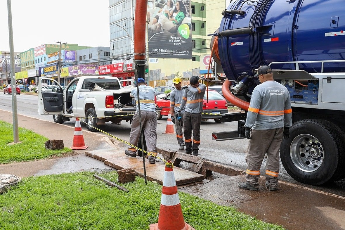 Modernizado, sistema de limpeza de galerias pluviais do DF retira 94 mil toneladas de lixo em 10 meses