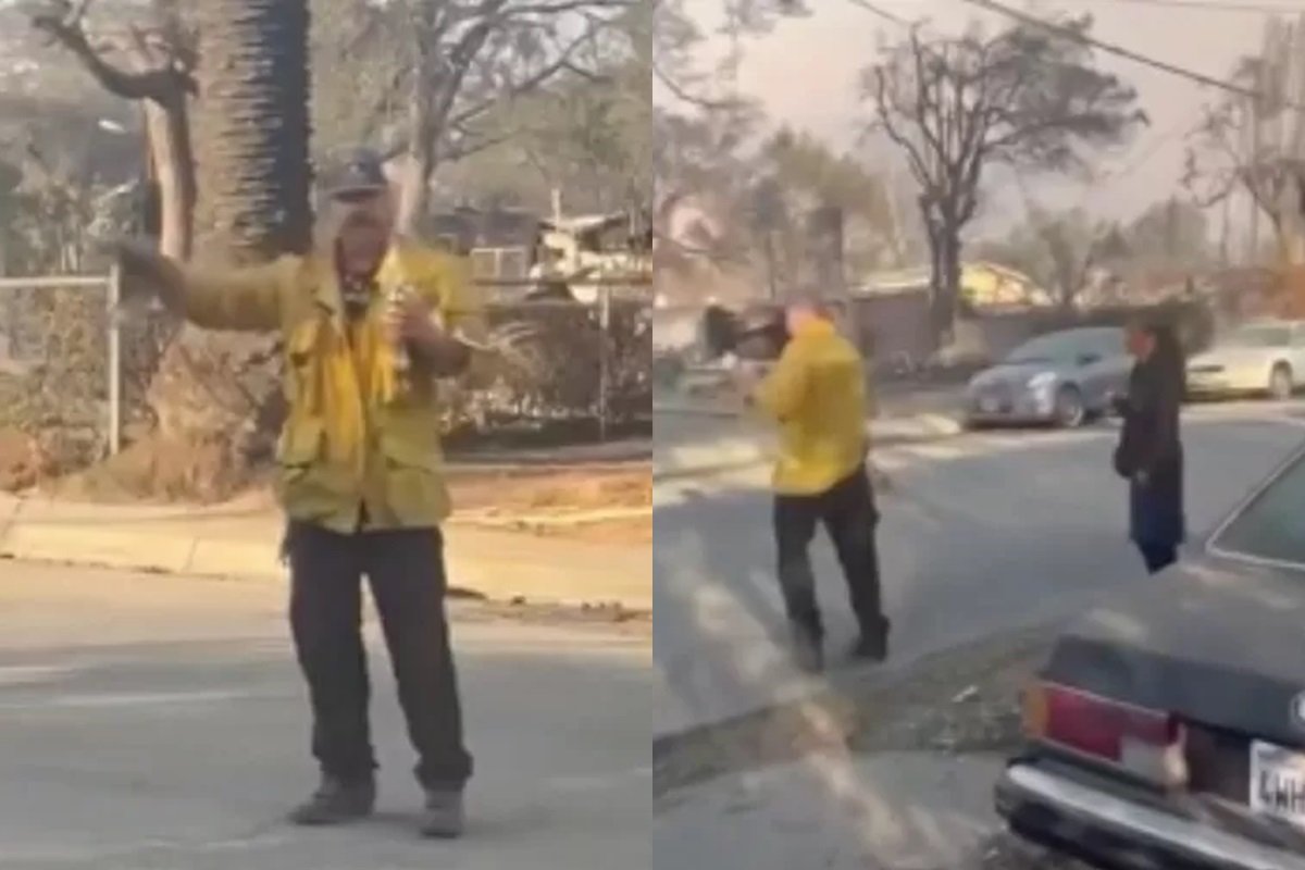 Bombeiro impede roubo de estatueta do Emmy durante incêndios em LA