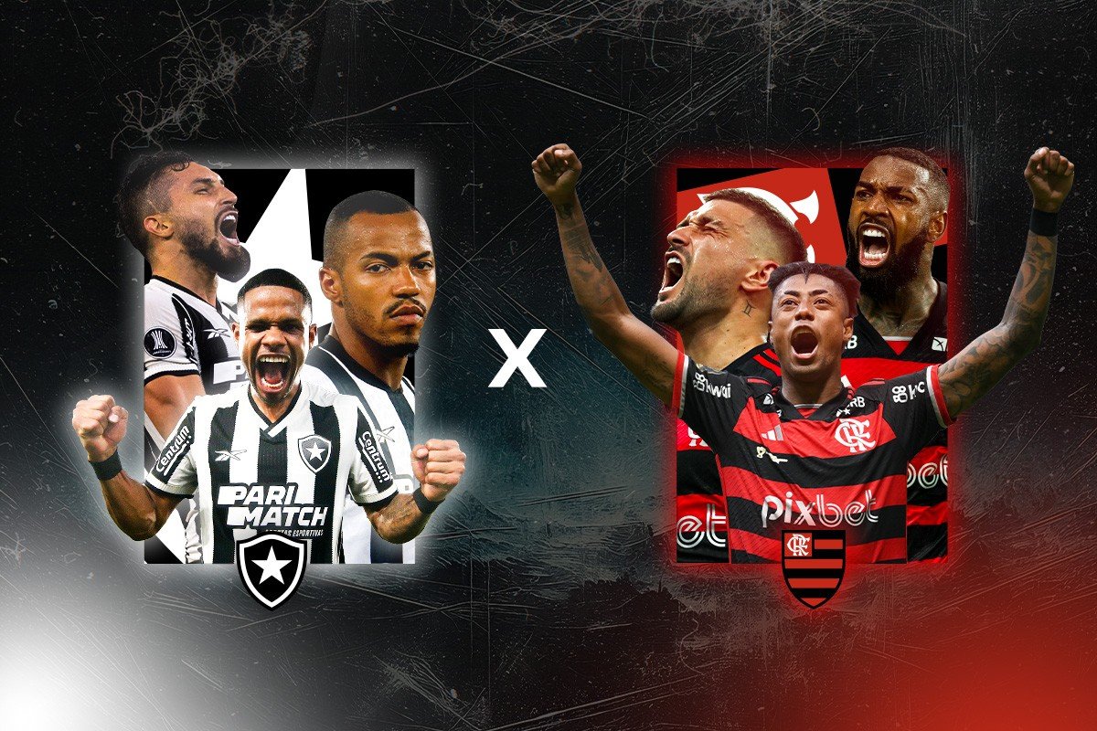 Botafogo e Flamengo jogam em Belém pela Supercopa Rei 2025