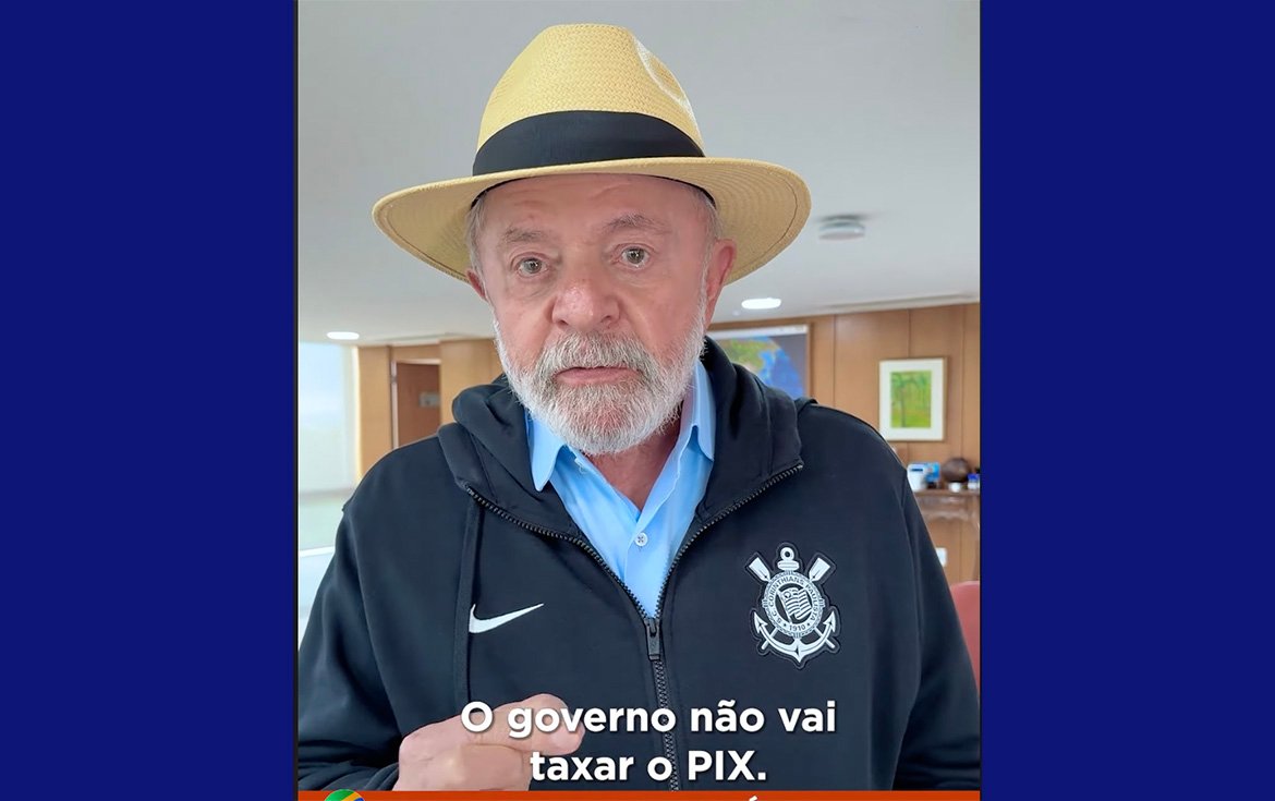 Lula faz Pix para o Corinthians para rechaçar mentiras sobre taxação