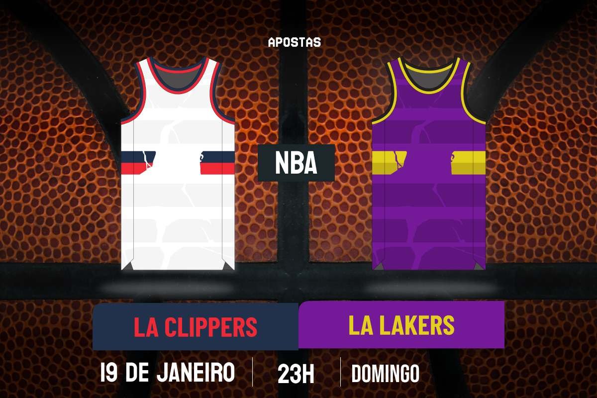 Palpite Los Angeles Clippers x Los Angeles Lakers – NBA – 19/01/2025