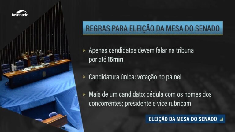 Eleição da Mesa do Senado será neste sábado, a partir das 10h — Senado Notícias Eleição da Mesa do Senado será neste sábado, a partir das 10h — Senado Notícias