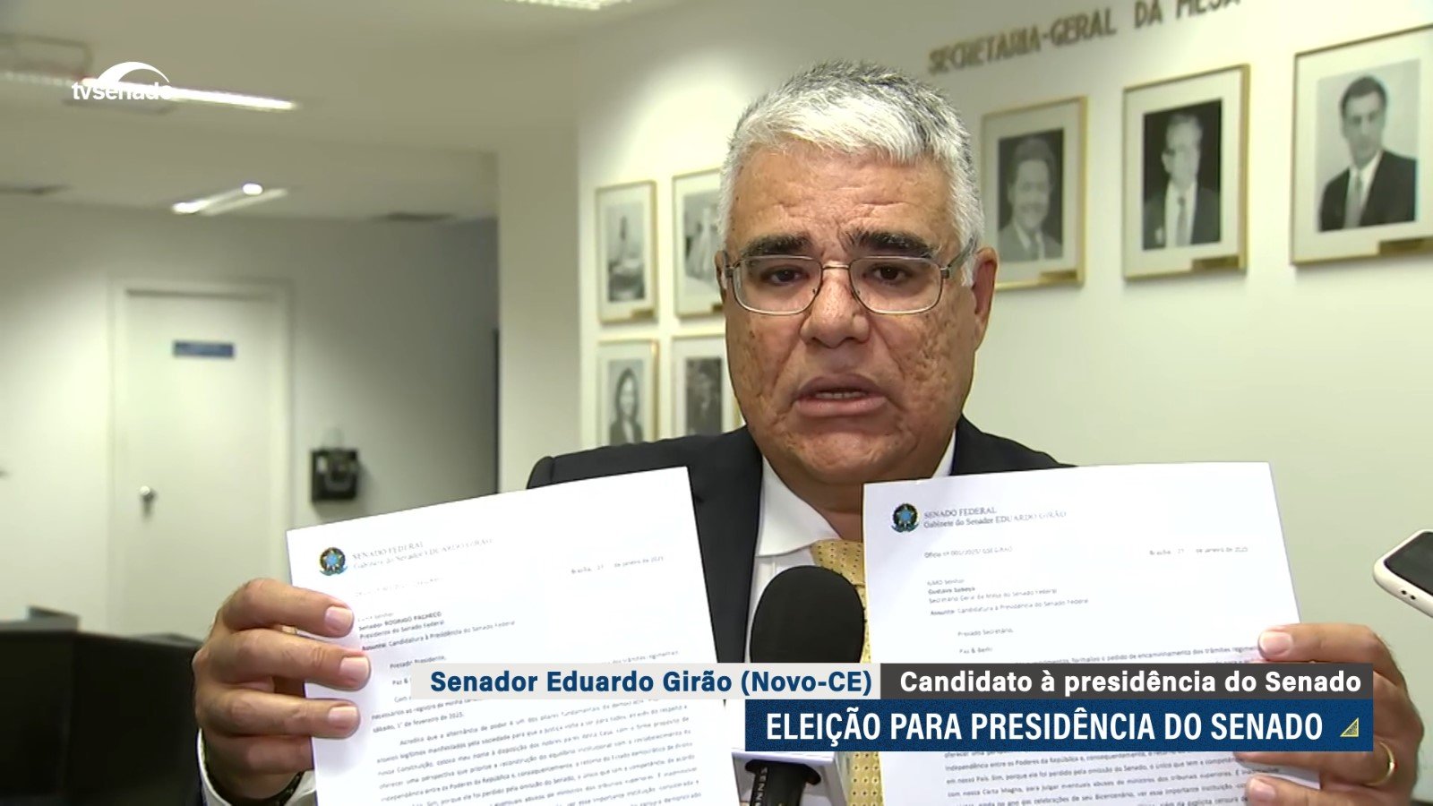 Eduardo Girão, Marcos Pontes e Marcos do Val oficializam candidaturas — Senado Notícias