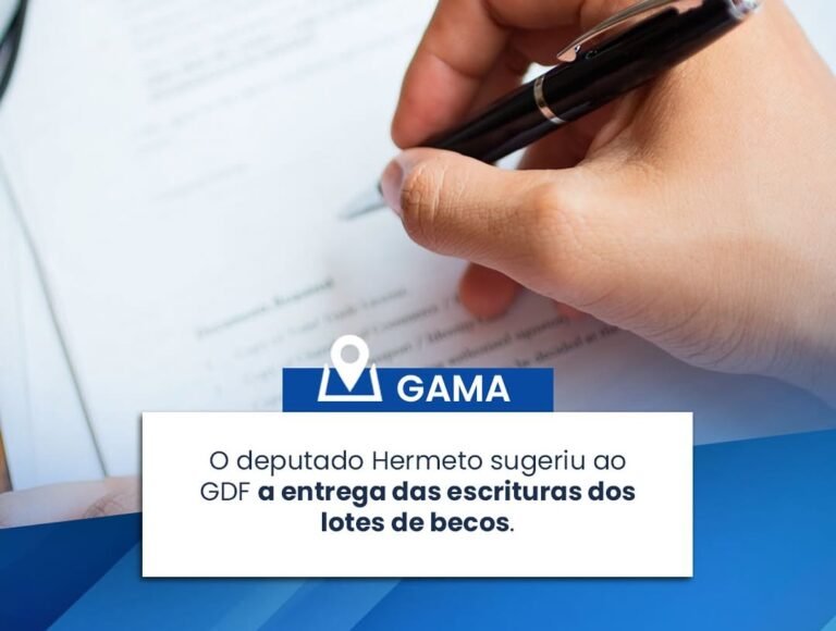 Regularização dos Becos no Gama Avança com Apoio do Deputado Hermeto!