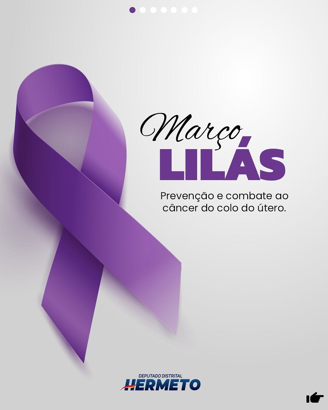 Deputado Hermeto Reforça Importância da Prevenção no Março Lilás