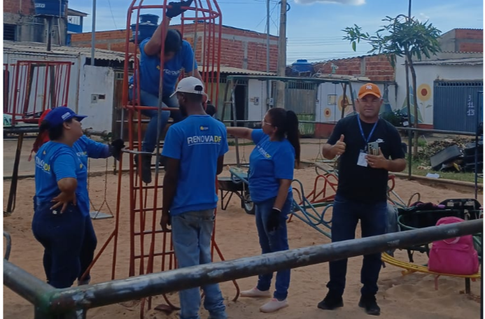 Patrick Eugênio realiza vistorias no Renova DF na Cidade Estrutural