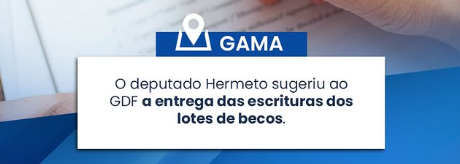 Deputado Hemerto Avança na Regularização dos Becos no Gama e Busca Garantir Escrituras para Famílias