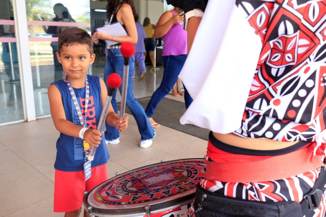 Carnaval de muita música no Hospital da Criança de Brasília