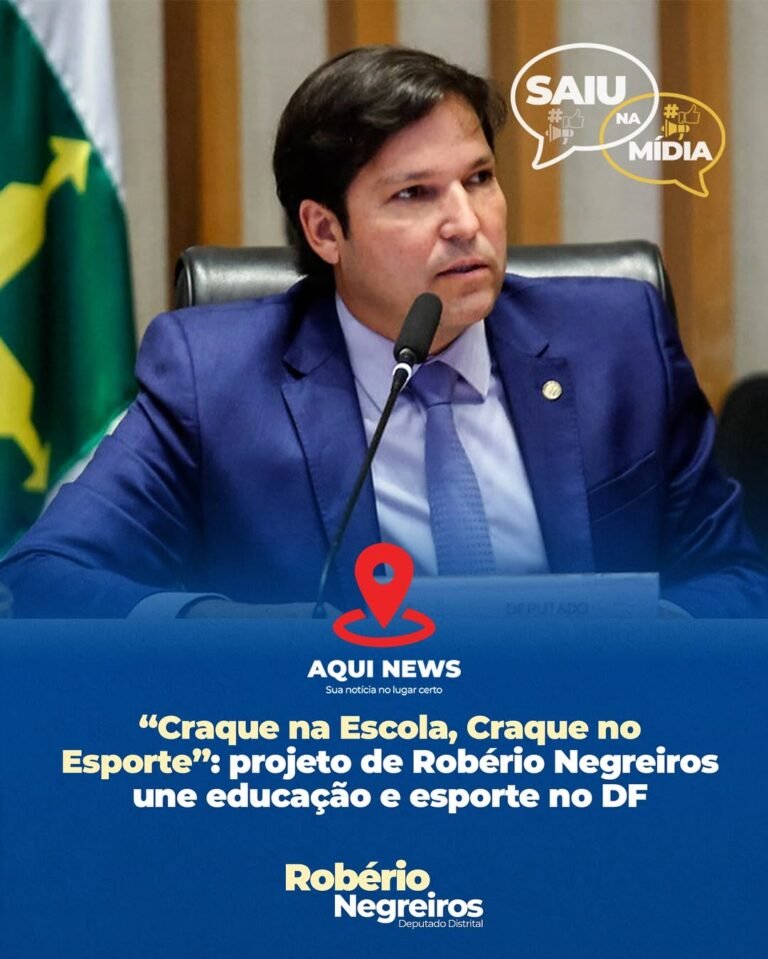 Robério Negreiros propõe programa que une educação e esporte para combater evasão escolar Robério Negreiros propõe programa que une educação e esporte para combater evasão escolar