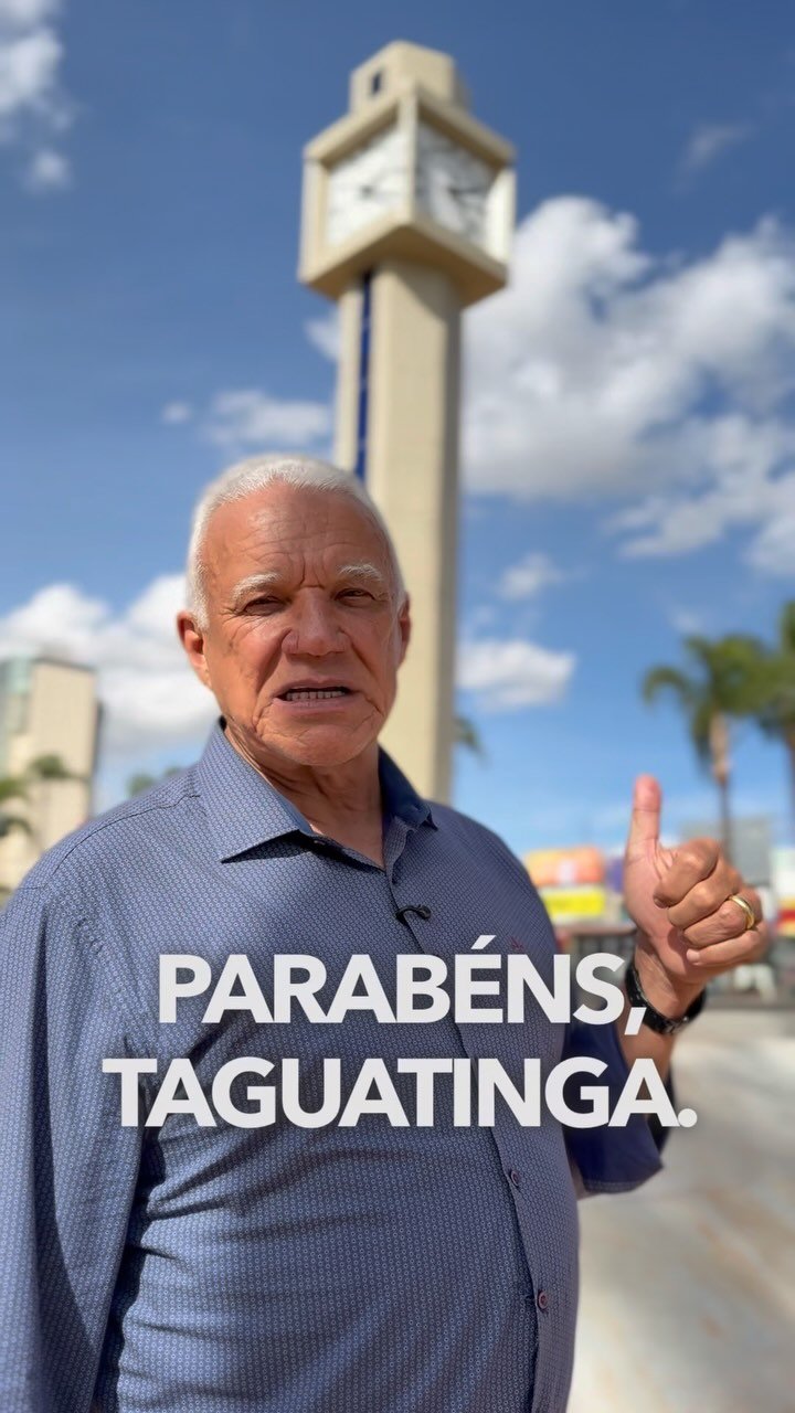 Praça do Relógio é entregue revitalizada em comemoração aos 67 anos de Taguatinga