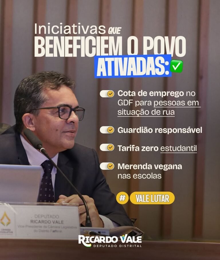 Ricardo Vale: O Vice-Presidente da CLDF que Transforma Escuta em Leis Ricardo Vale: O Vice-Presidente da CLDF que Transforma Escuta em Leis