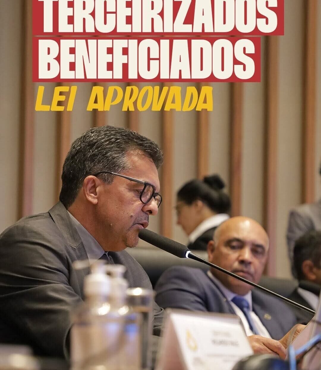 Deputado Ricardo Vale aprova lei que garante direitos aos trabalhadores terceirizados do DF