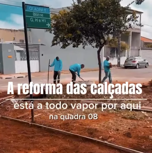 Screenshot_82-1 Reforma das Calçadas Avança a Todo Vapor na Quadra 08 de Cruzeiro