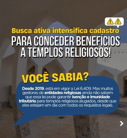 Secretário Rodrigo Delmasso destaca importância das atividades religiosas e reforça apoio da SEFJ a templos e comunidades