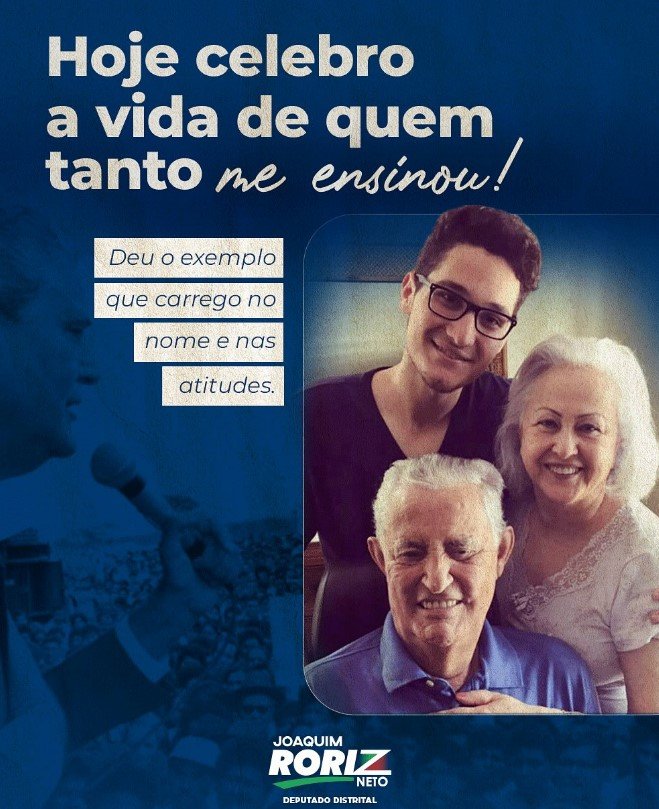 Screenshot_14 Joaquim Roriz Neto homenageia o avô: "A sua história continua viva em mim e em cada canto do DF"
