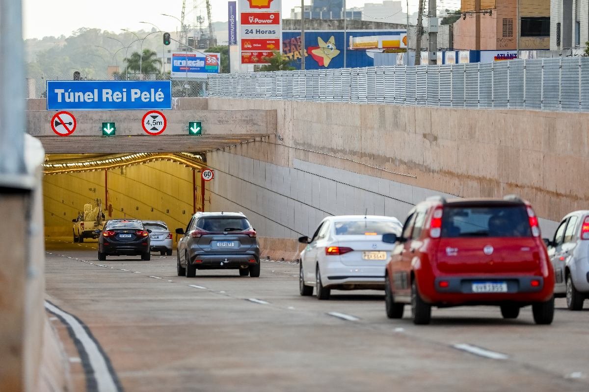Túnel Rei Pelé será parcialmente interditado nesta quinta; entenda