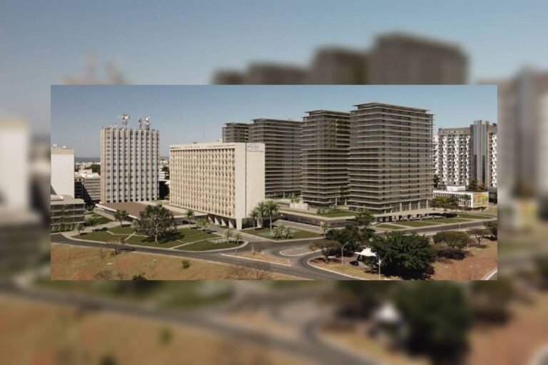 Após 5 anos fechado, icônico hotel do DF começa a ser reformado nesta 2ª