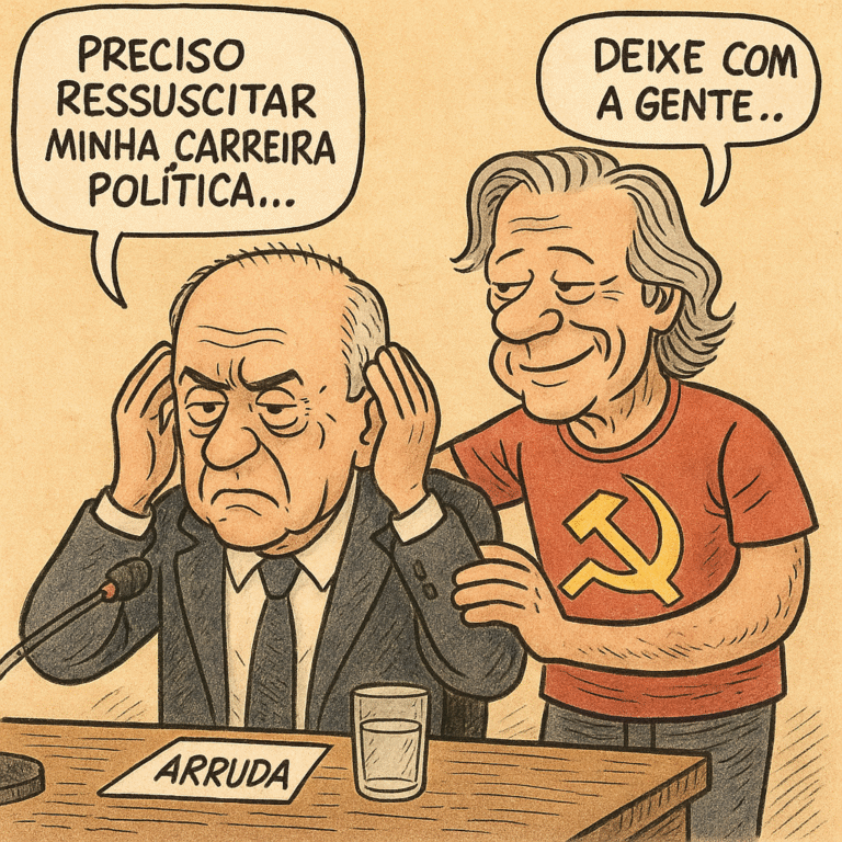 Arruda tenta ressuscitar a carreira com ajuda da velha guarda do PT — o retorno da velha política disfarçada de novidade