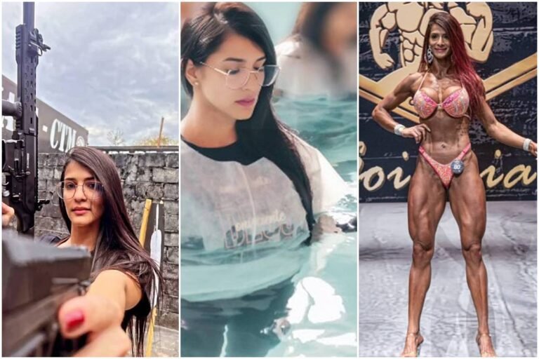 "Advogata" presa por tráfico posta sobre fé, fisiculturismo e armas