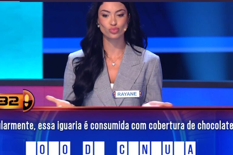 Acerte ou Caia: namorada de Belo erra pergunta simples sobre bolo