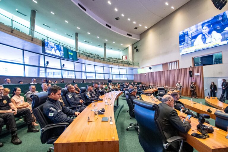 Câmara Legislativa homenageia profissionais da segurança por atos de bravura