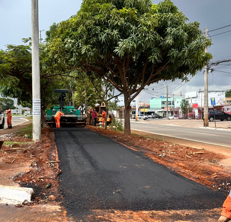 Ciclovia inicia etapa de pavimentação e expande em 2,1 km a infraestrutura cicloviária de Ceilândia