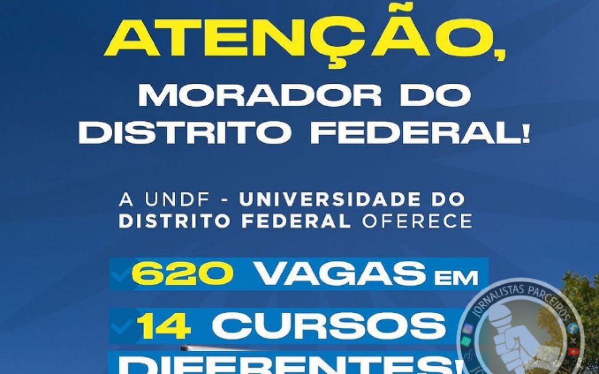 “Governador Ibaneis anuncia abertura de inscrições para novos cursos e vagas na UnDF”