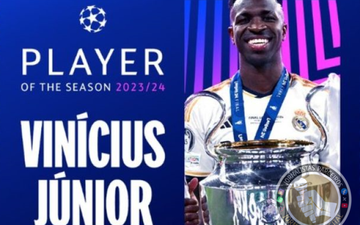 “Vinicius Junior é Eleito o Melhor Jogador da Liga dos Campeões pela UEFA”