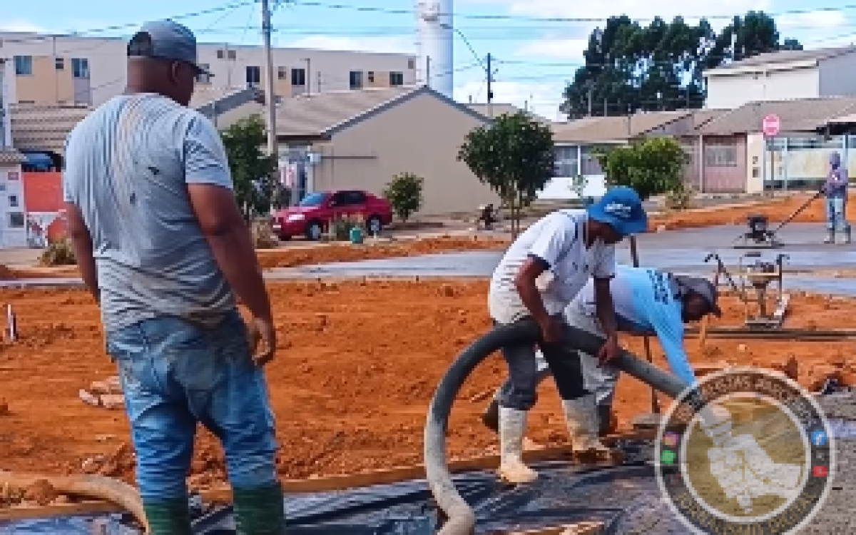 Construção da Praça de Esportes na QN 29 Avança em Riacho Fundo 2