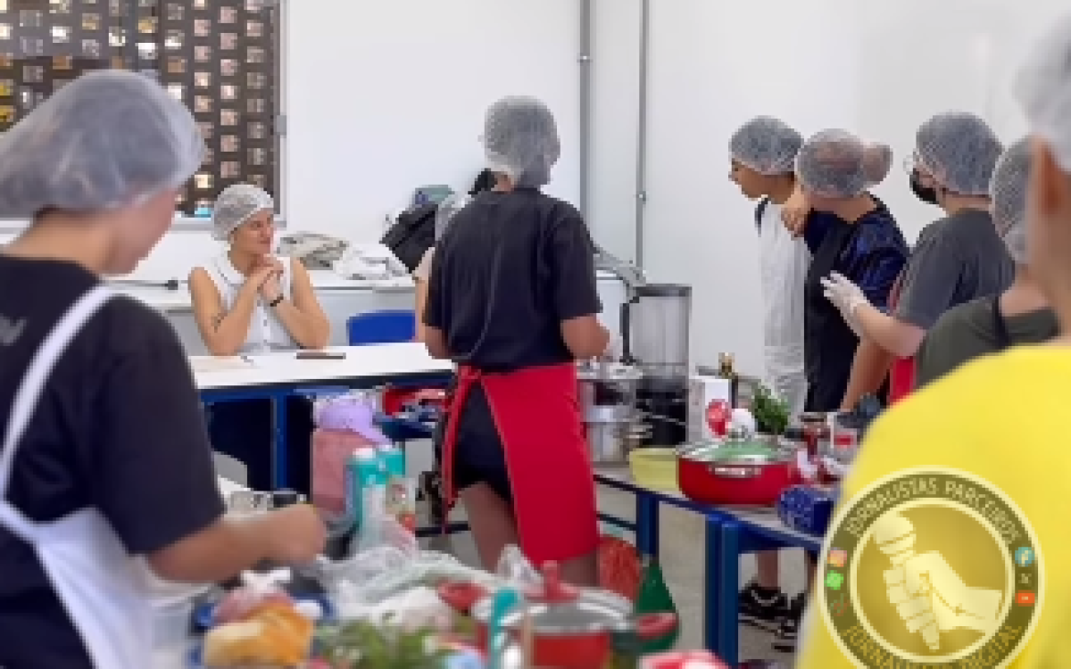 Estudantes do CEM 01 do Guará Brilham na Etapa MasterChef da Gincana Escolar