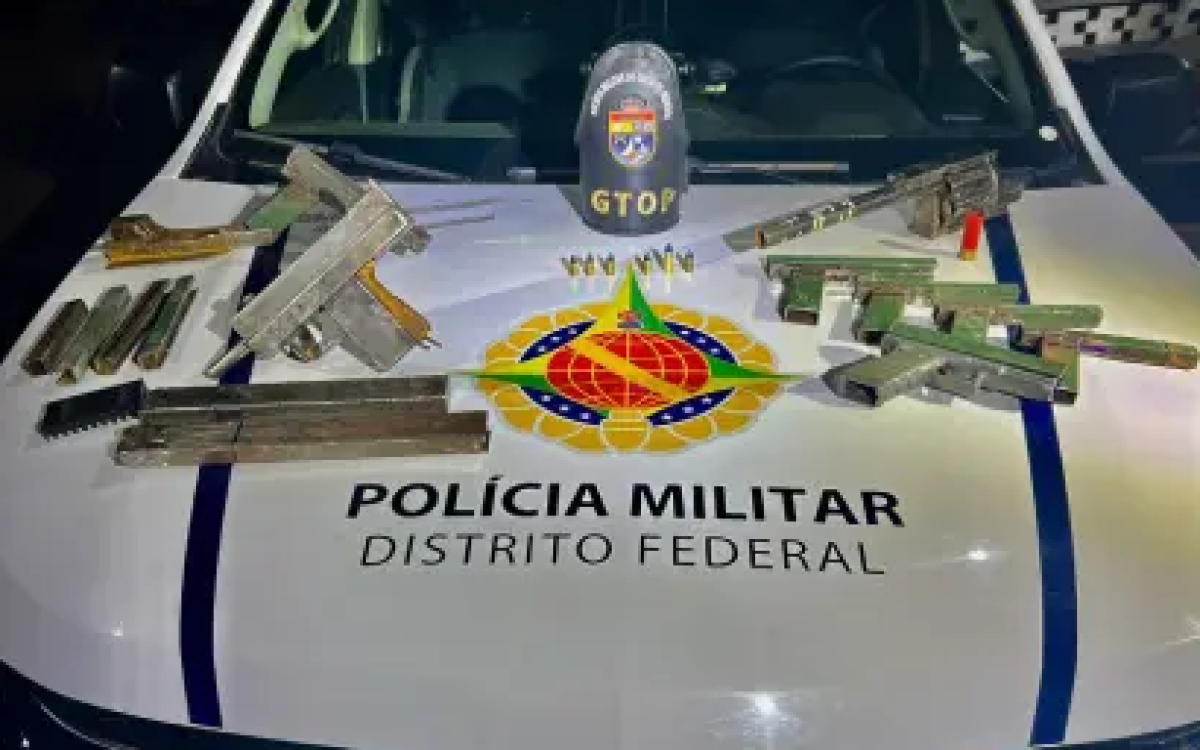 Polícia Militar Apreende Armas de Fogo na Cidade Estrutural