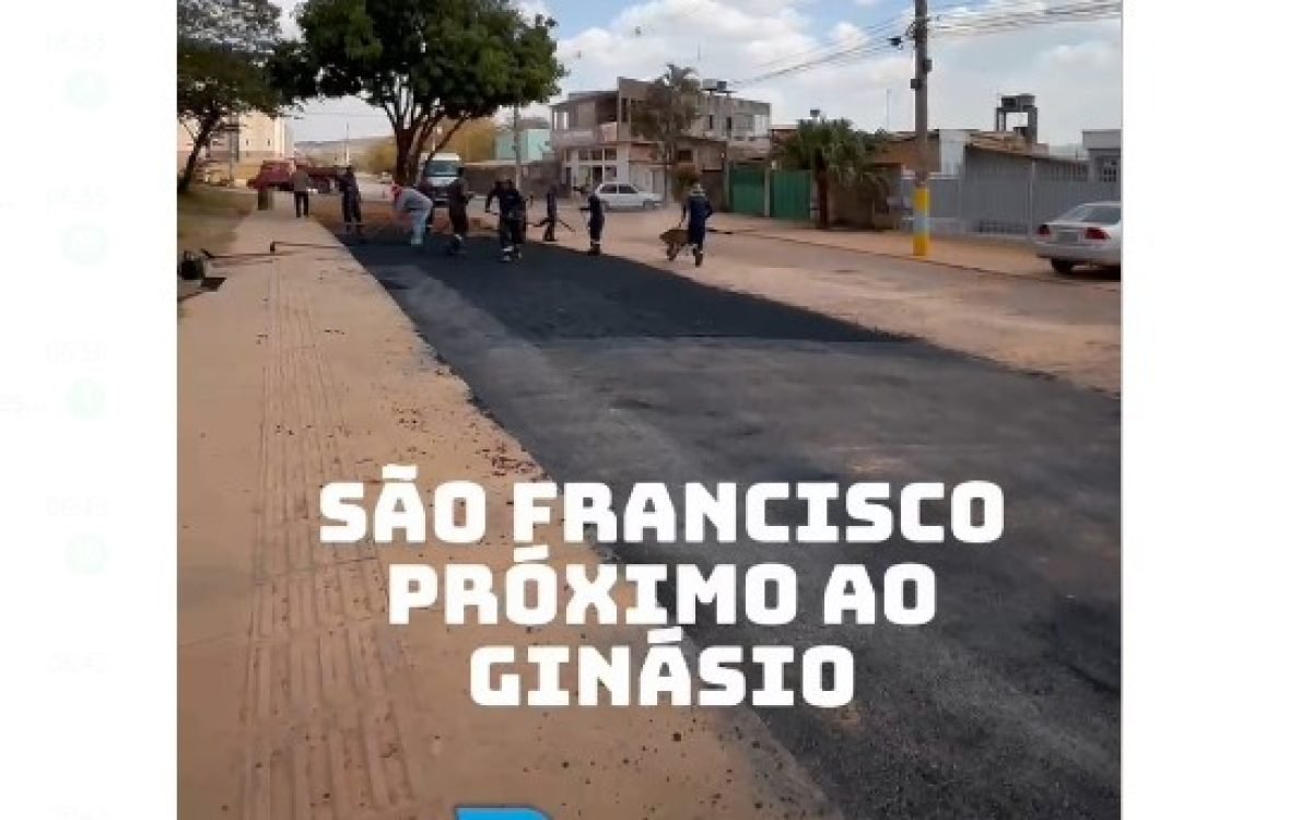 Comunidade agradece ao Deputado Rogério Morro da Cruz por melhorias no estacionamento do Bairro São Francisco