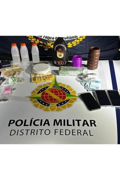 PMDF prende um casal por tráfico de drogas no Recanto das Emas