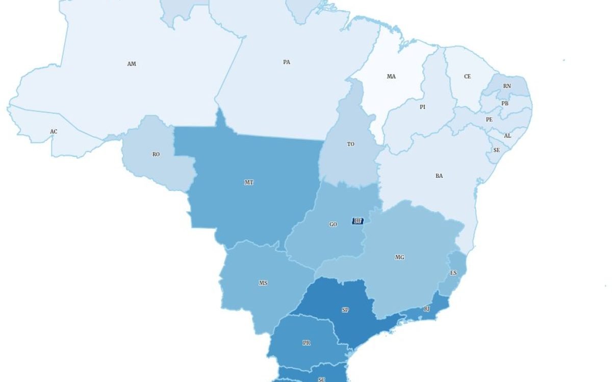 Veja a Unidade da Federação com maior rendimento domiciliar per capita